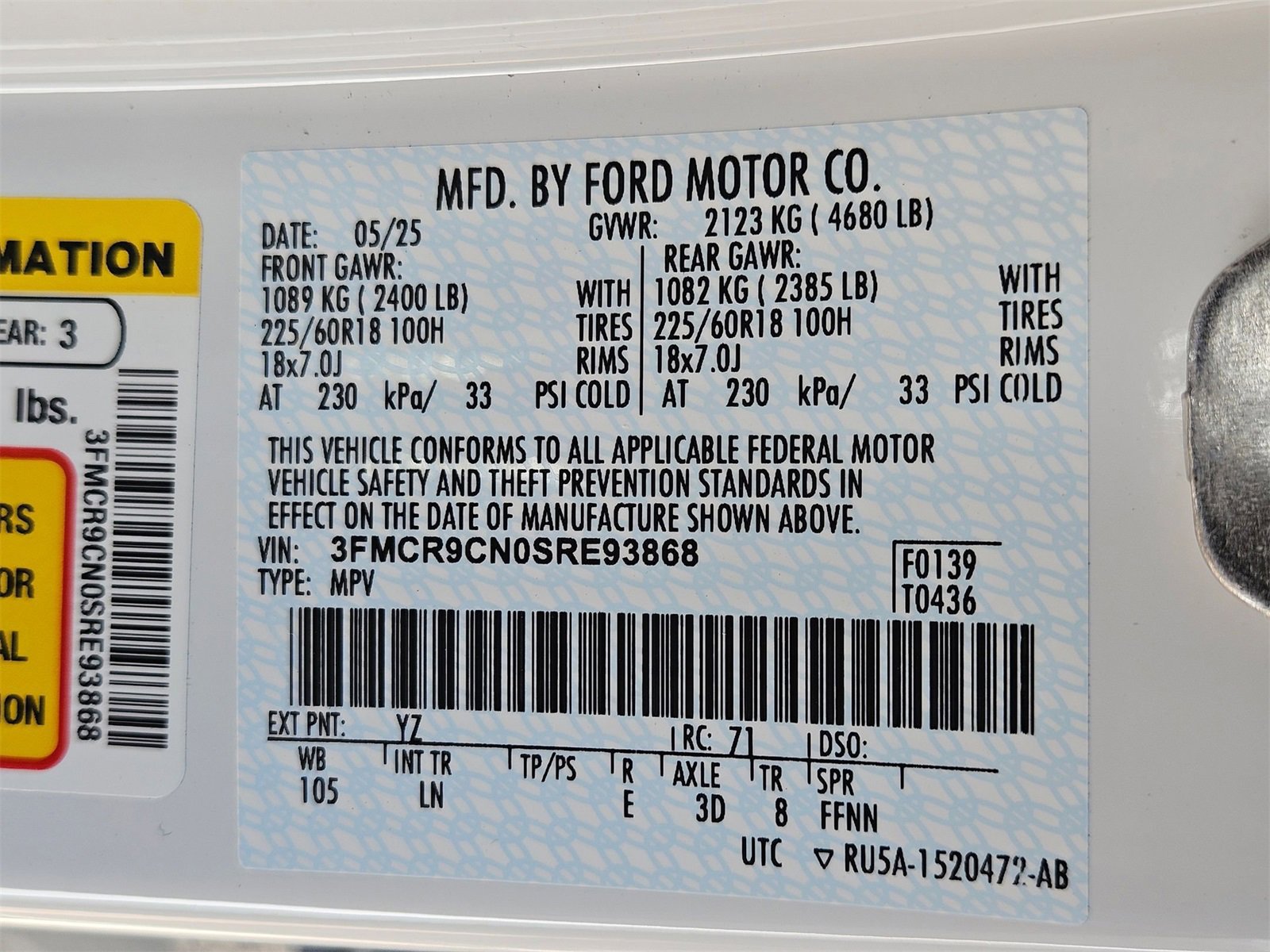 New 2025 Ford Bronco Sport Outer Banks image 22