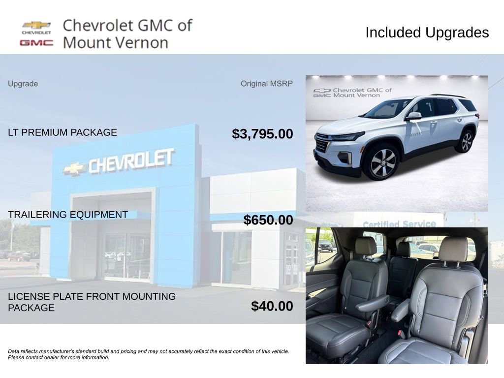 Used 2023 Chevrolet Traverse LT w/ LT Premium Package AWD/4WD image 6