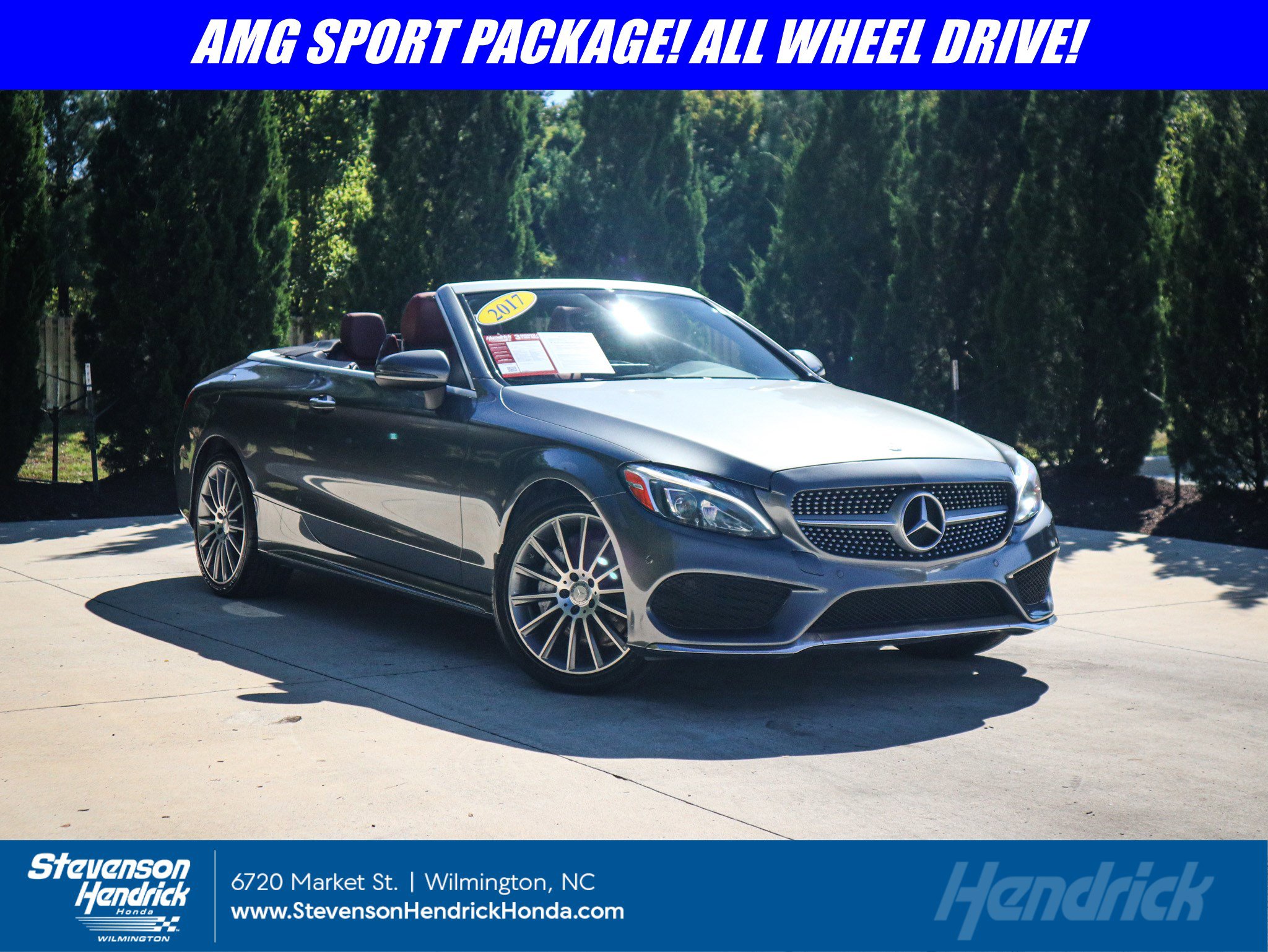 Used 2017 Mercedes-Benz C 300 4MATIC Cabriolet