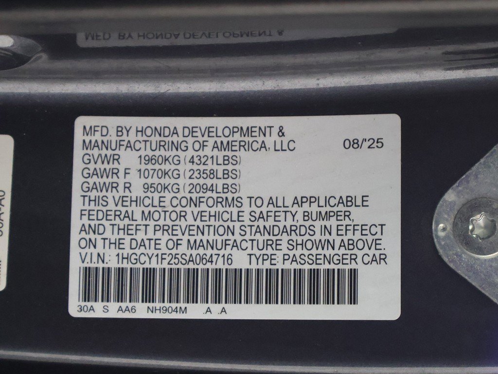 Certified 2025 Honda Accord LX image 47