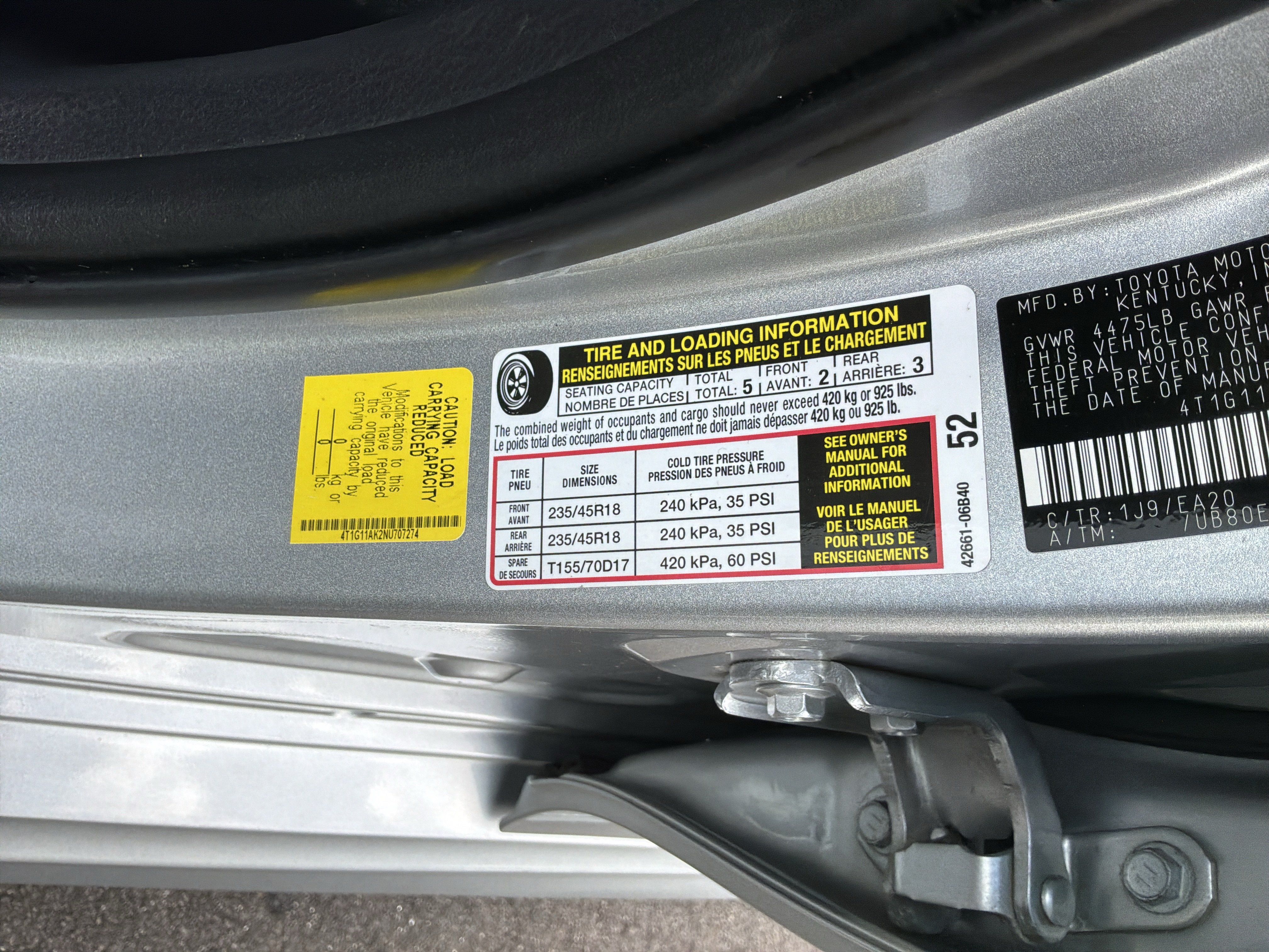 Used 2022 Toyota Camry SE FWD image 34