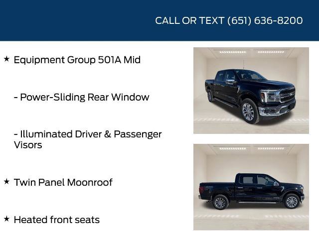 Certified 2025 Ford F150 Lariat w/ Equipment Group 501A Mid image 10