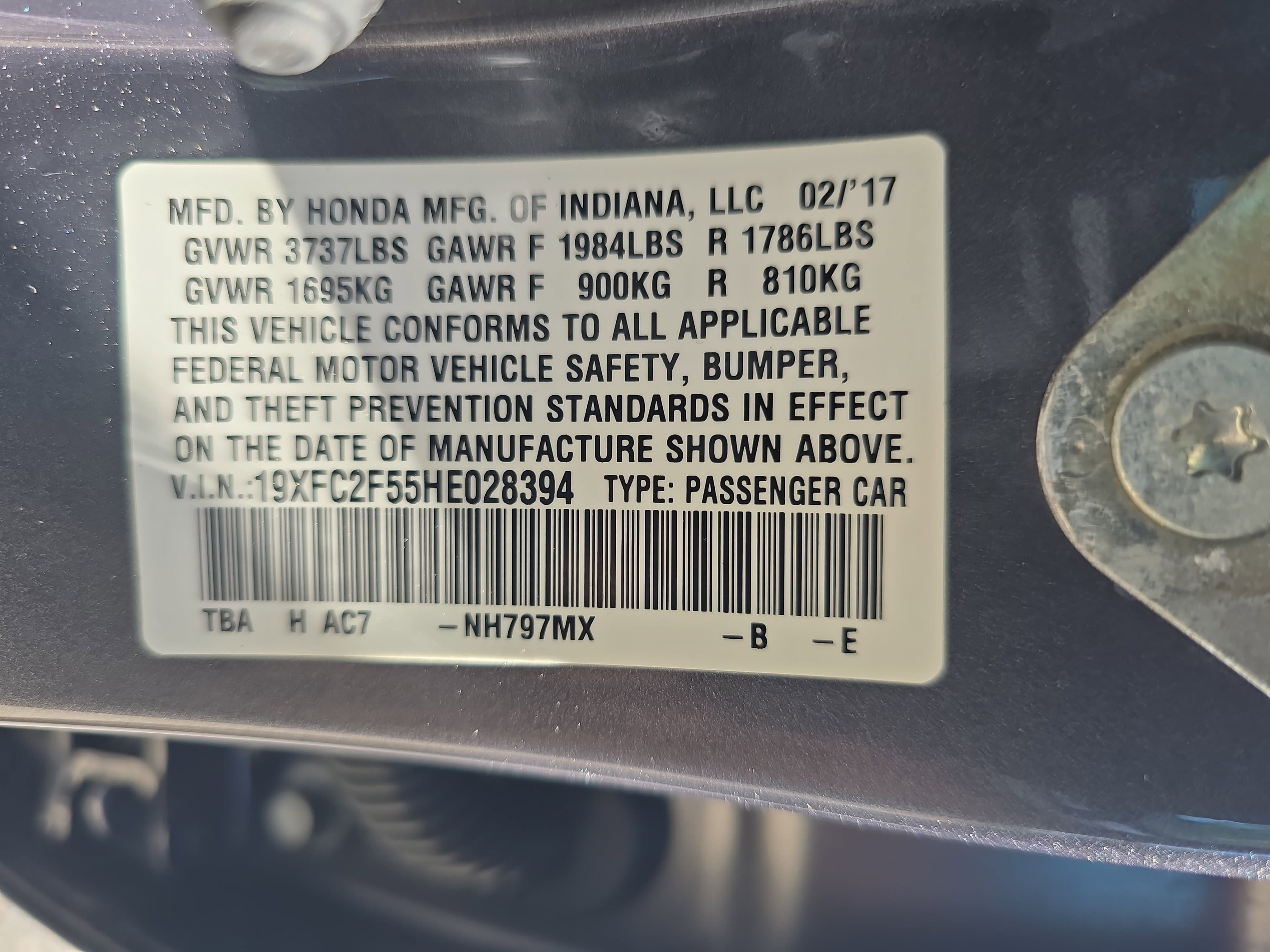 Used 2017 Honda Civic LX image 33