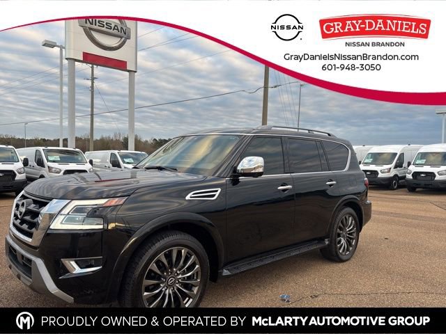 Certified 2024 Nissan Armada Platinum w/ Captain's Chairs Package