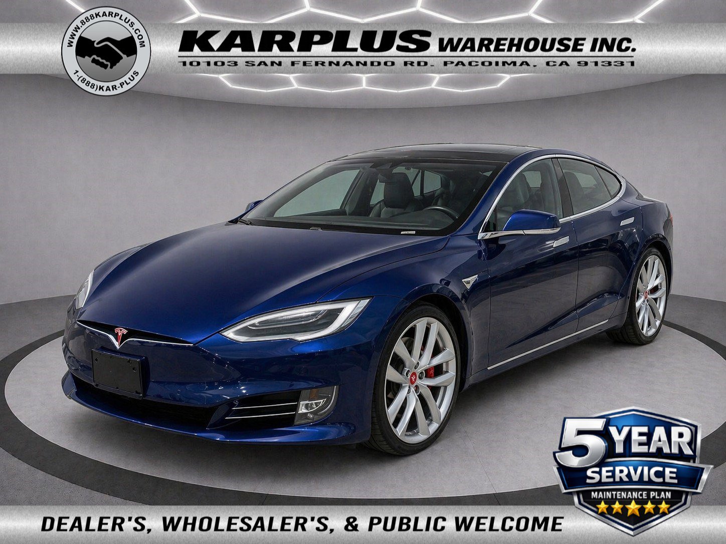 Used 2016 Tesla Model S 75D AWD/4WD image 1