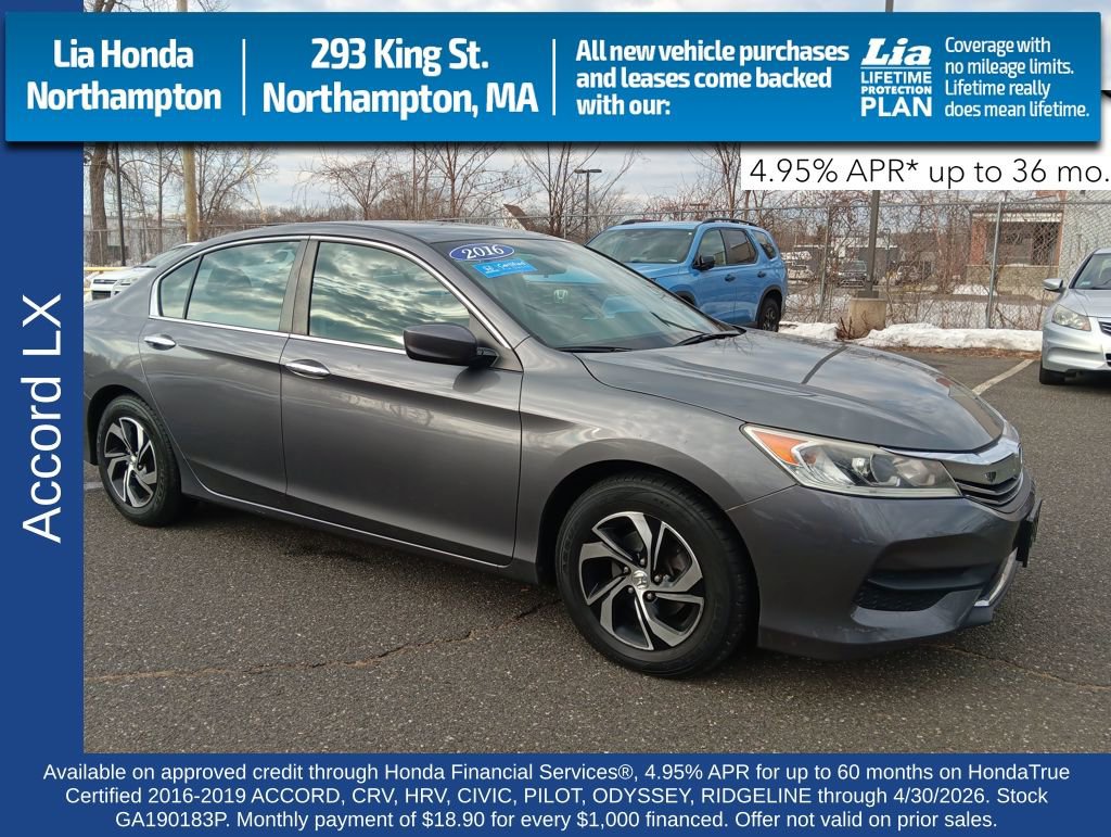 Used 2016 Honda Accord LX image 1