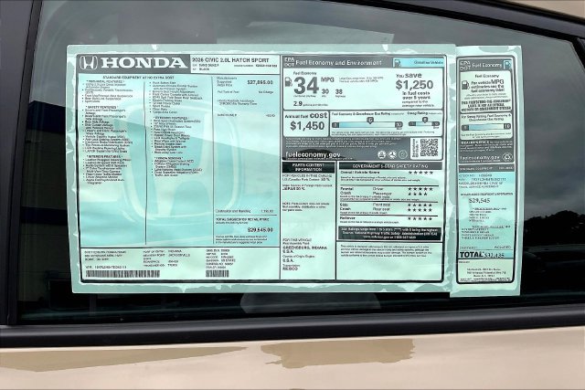 New 2026 Honda Civic Sport image 14