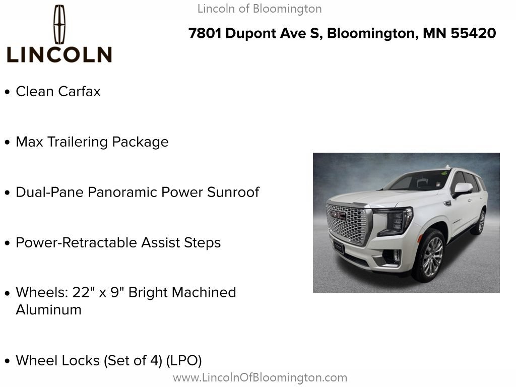 Used 2024 GMC Yukon Denali w/ Max Trailering Package AWD/4WD image 5