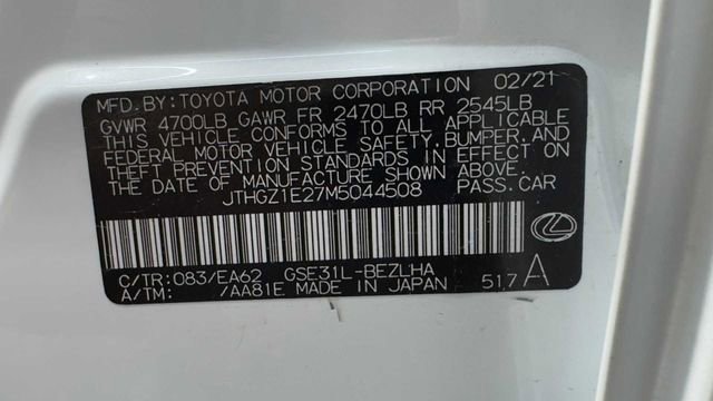 Used 2021 Lexus IS 350 F Sport image 36