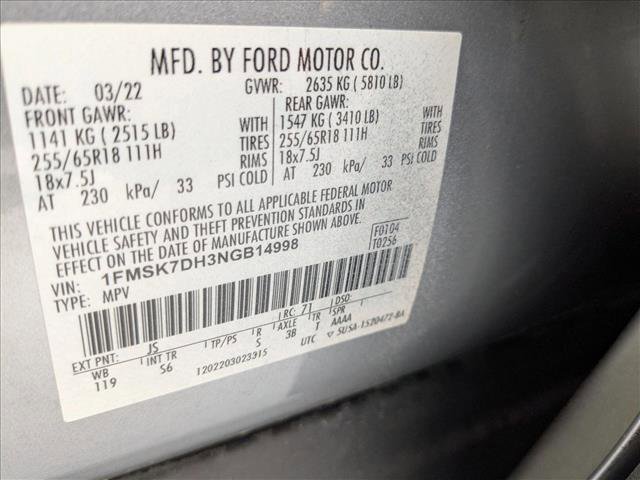 Used 2022 Ford Explorer XLT w/ Equipment Group 202A image 20