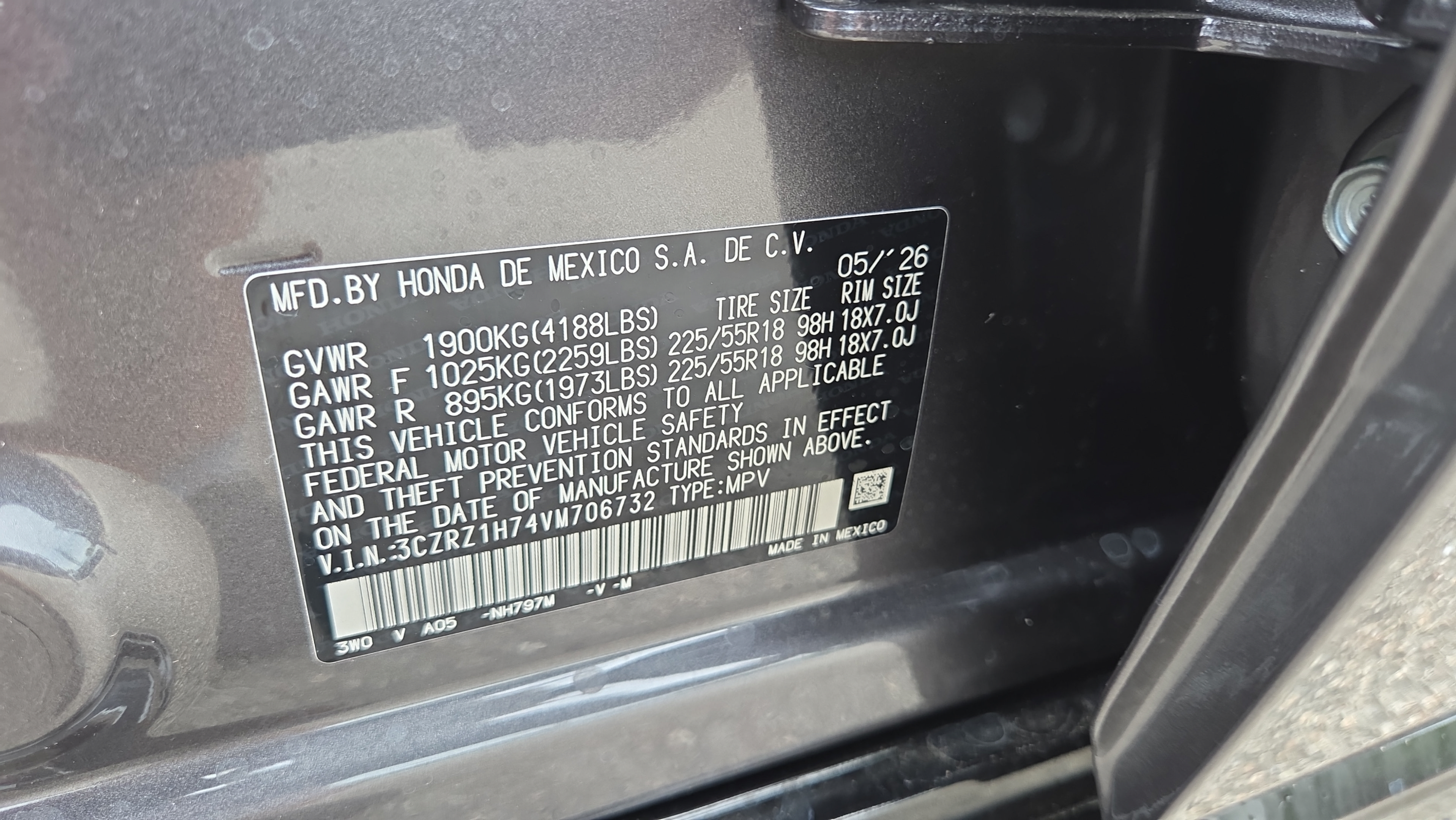New 2027 Honda HR-V EX-L image 34