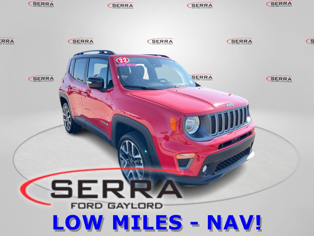 Used 2022 Jeep Renegade Limited w/ Sun, Sound & Wheels Group