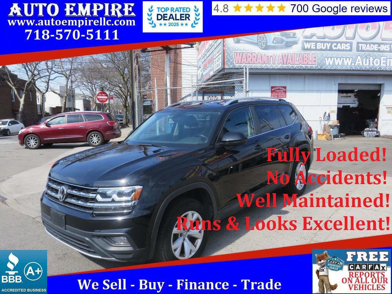 Used 2018 Volkswagen Atlas SE