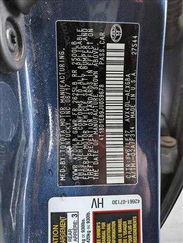 Used 2018 Toyota Avalon XLE Premium w/ Protection Package image 15