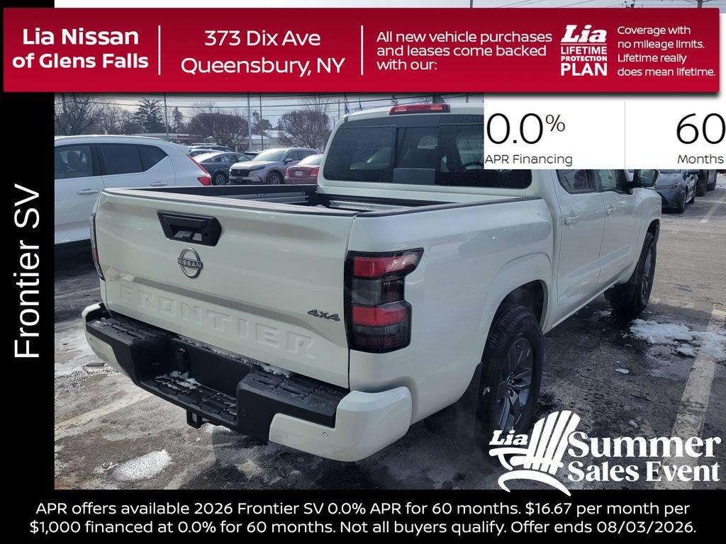 New 2026 Nissan Frontier SV w/ SV Convenience Package AWD/4WD image 3