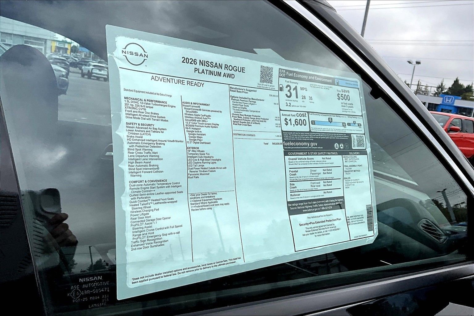 New 2026 Nissan Rogue Platinum image 14