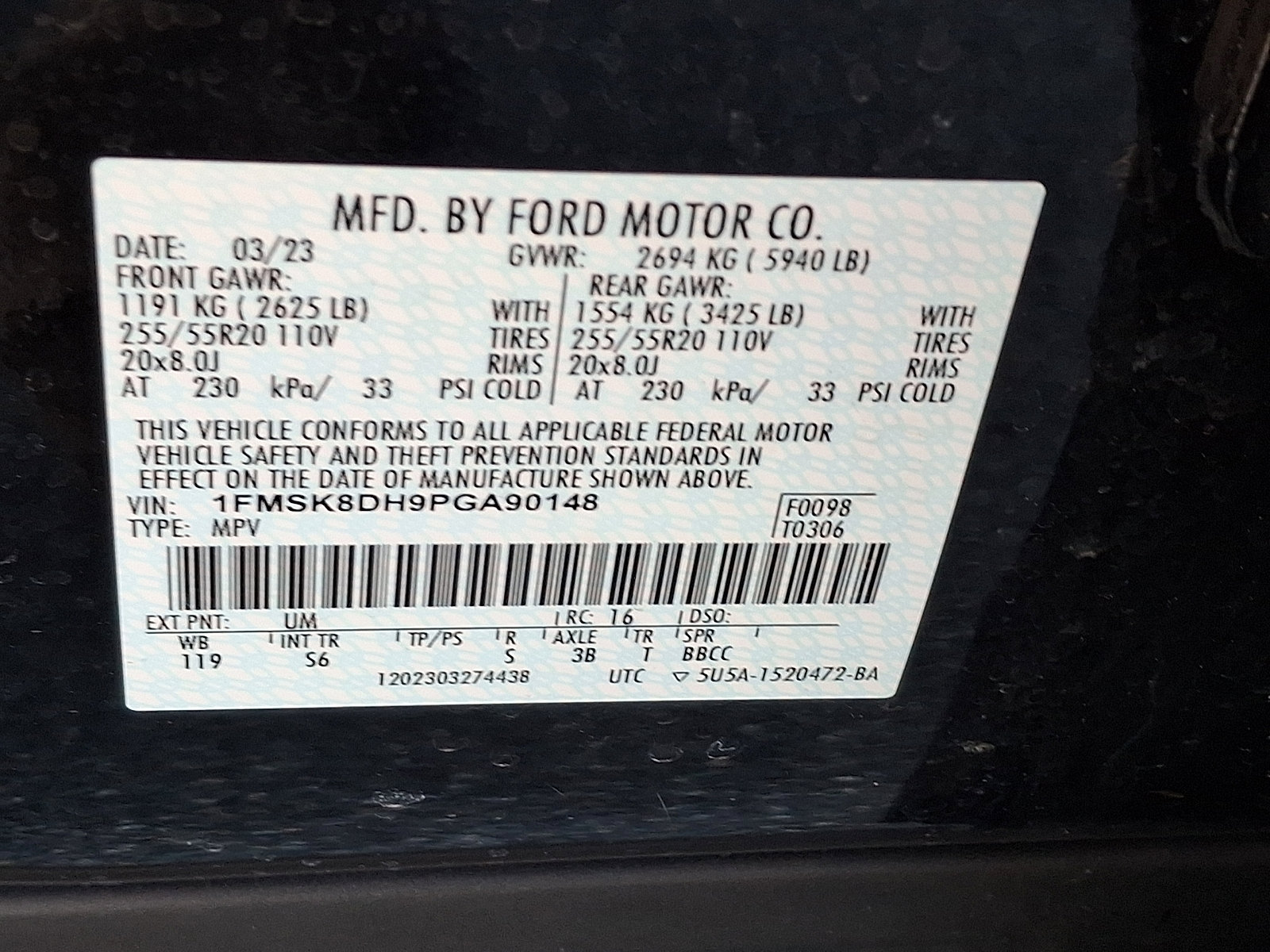 Certified 2023 Ford Explorer XLT w/ Equipment Group 202A AWD/4WD image 27