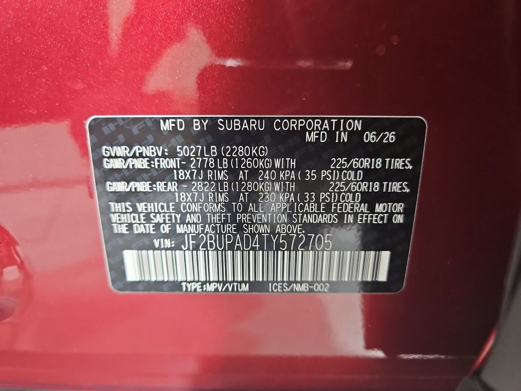 New 2026 Subaru Outback Premium AWD/4WD image 29