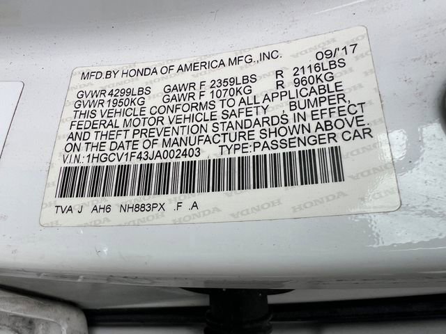 Used 2018 Honda Accord EX image 34