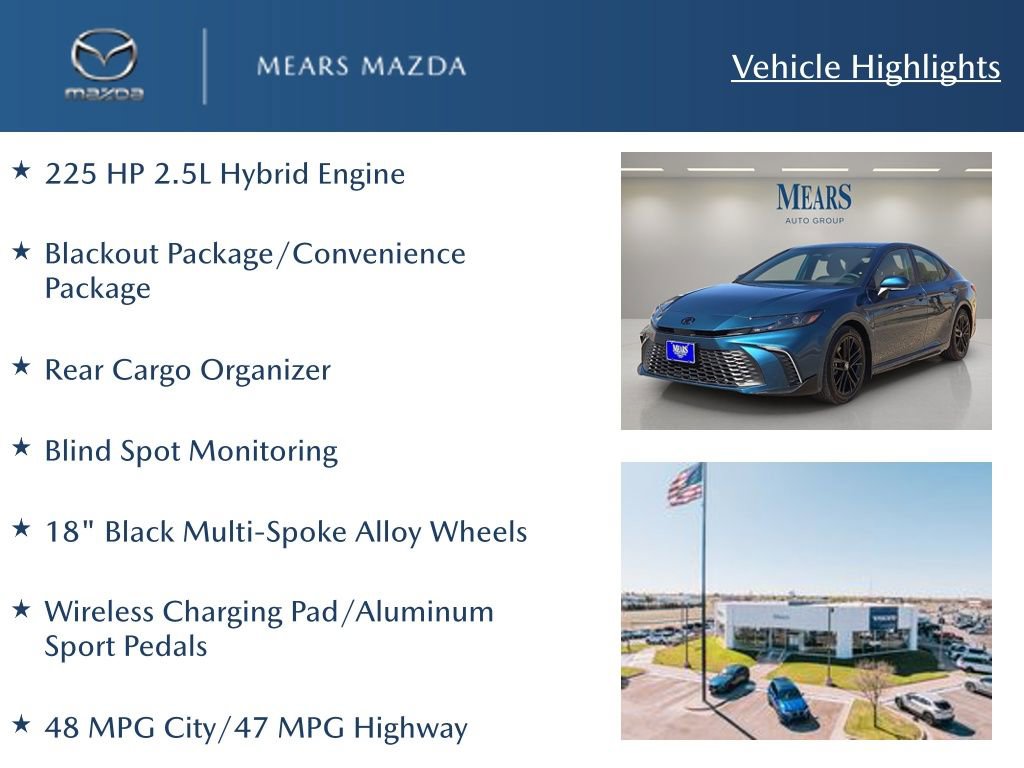 Used 2026 Toyota Camry SE w/ Convenience Package image 2