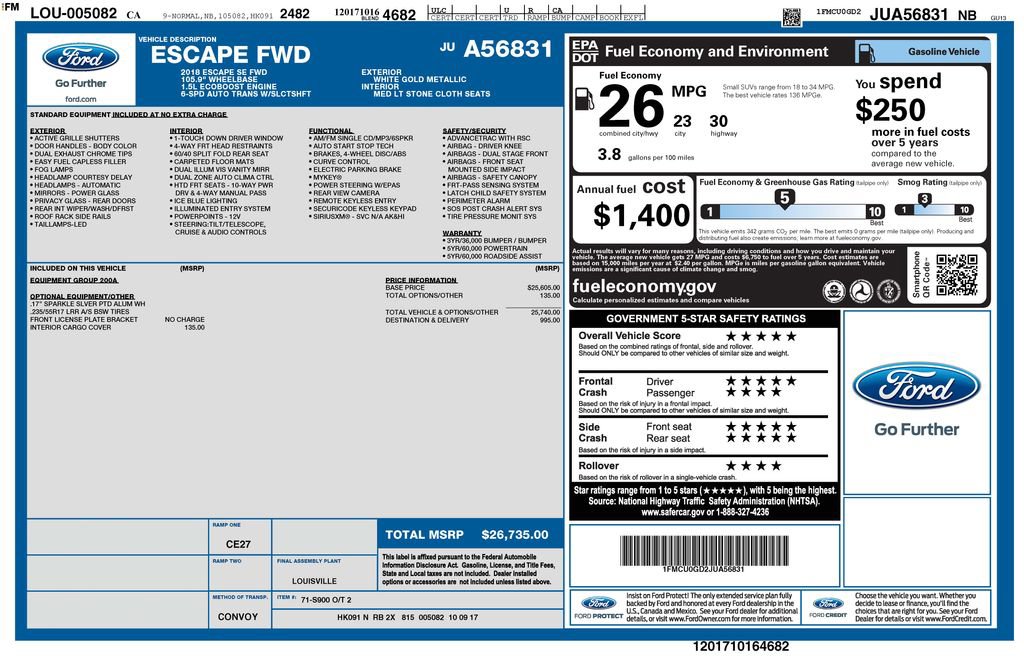 Used 2018 Ford Escape SE image 8