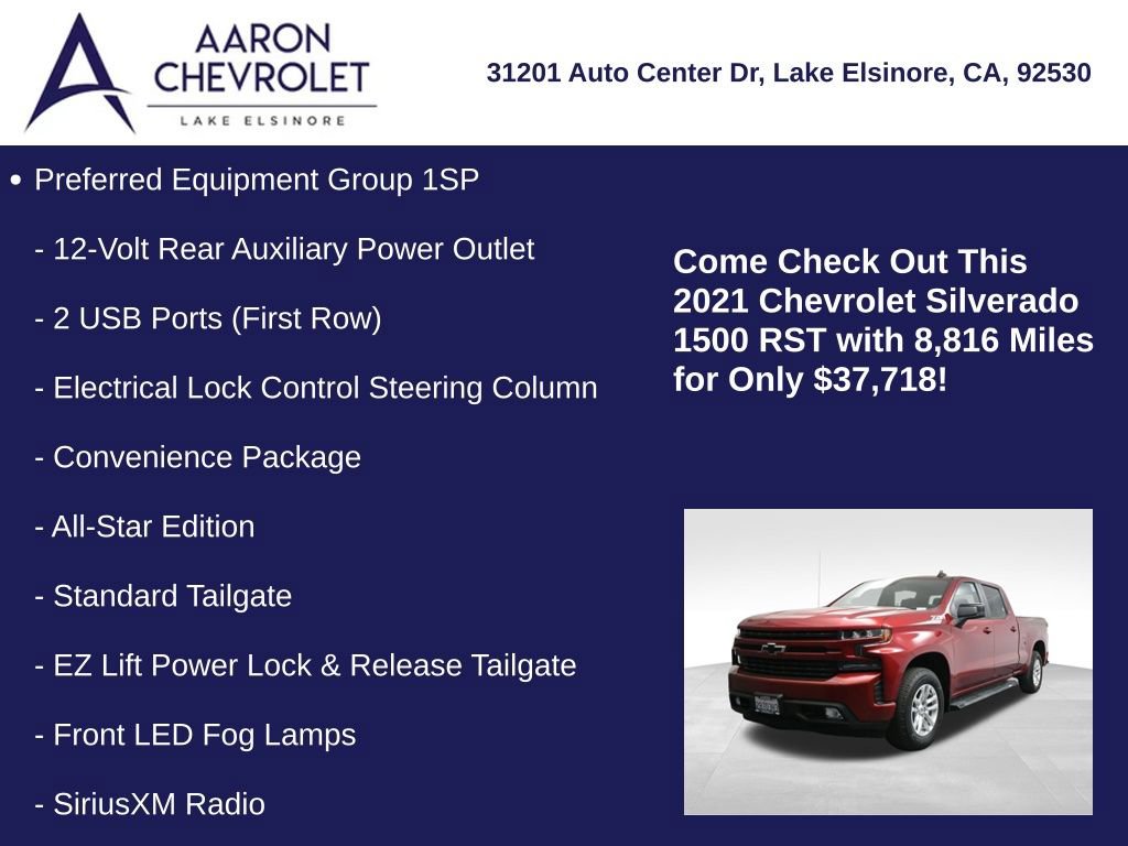 Used 2021 Chevrolet Silverado 1500 RST w/ Z71 Off-Road Package image 15