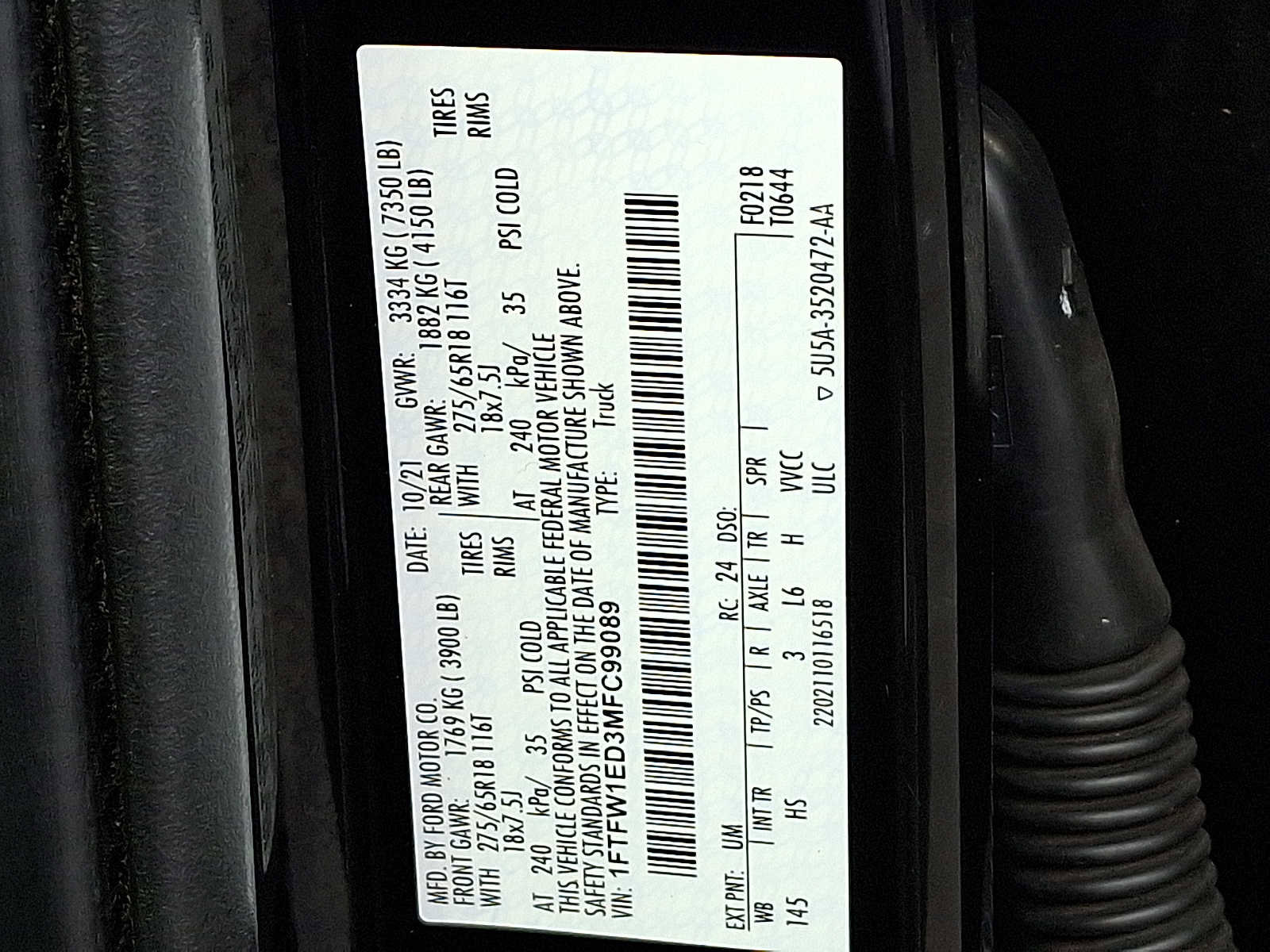 Used 2021 Ford F150 Lariat w/ Equipment Group 502A High image 27