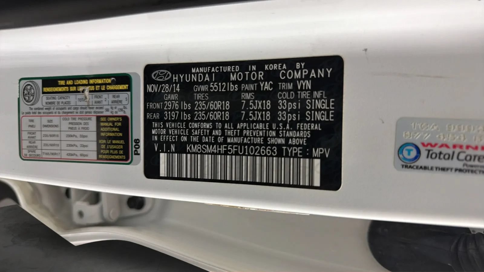 Used 2015 Hyundai Santa Fe GLS FWD image 24