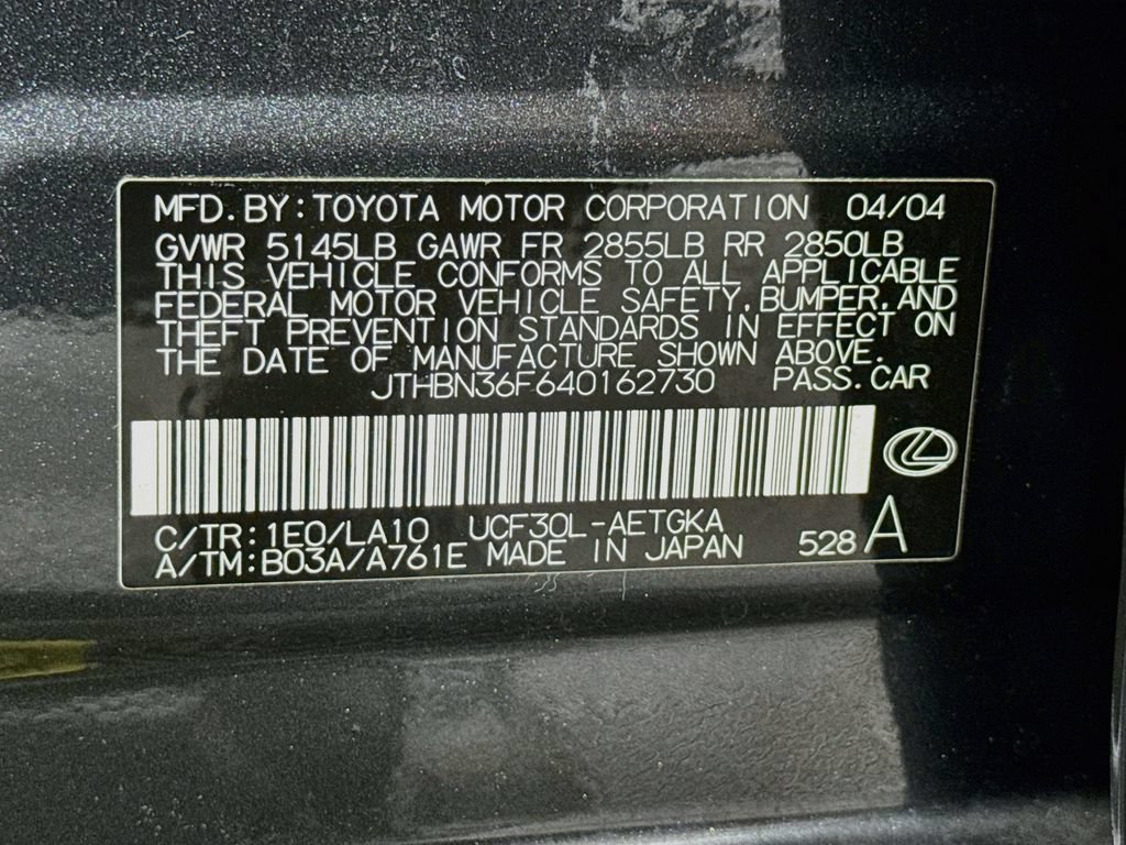 Used 2004 Lexus LS 430 w/ Modern Luxury Pkg RWD image 41