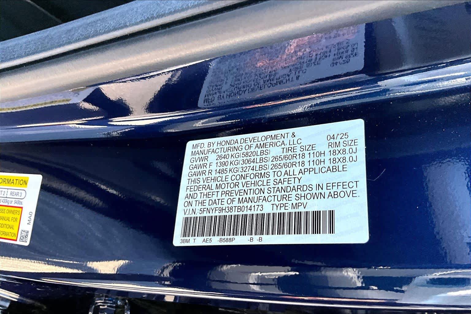 Used 2026 Honda Passport RTL image 36