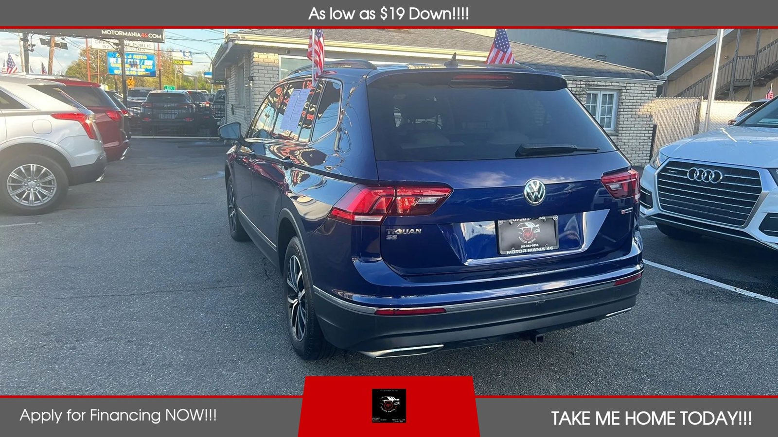Used 2021 Volkswagen Tiguan SE w/ Panoramic Sunroof Package AWD/4WD image 3