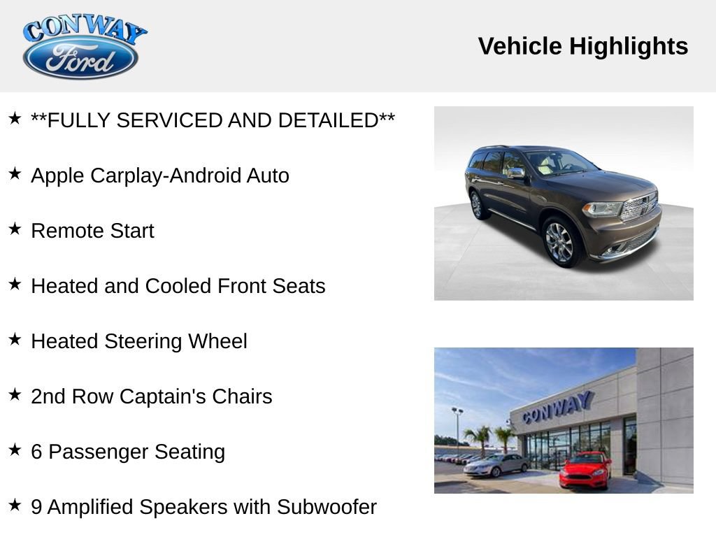 Used 2018 Dodge Durango Citadel w/ Trailer Tow Group IV image 8