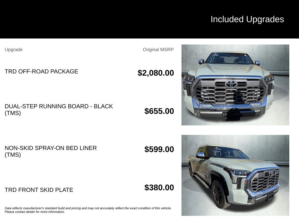 Used 2026 Toyota Tundra 1794 Edition w/ TRD Off-Road Package AWD/4WD image 5