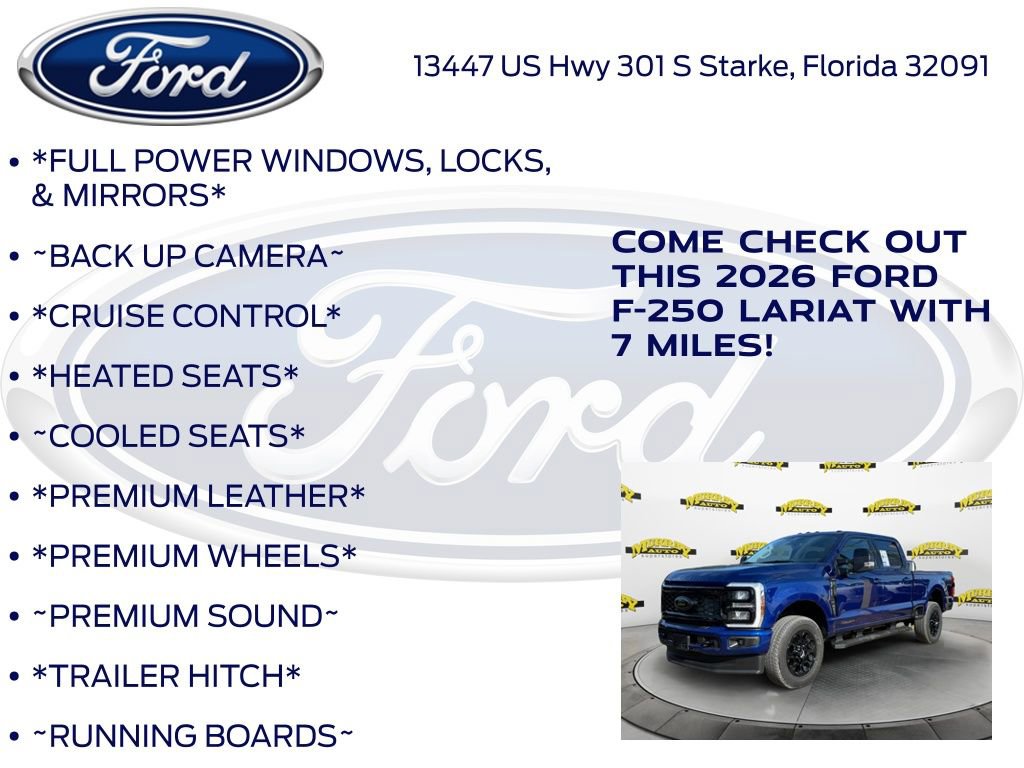 New 2026 Ford F250 Lariat image 10