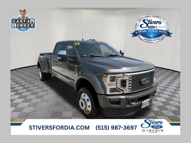 Used 2022 Ford F450 Platinum w/ Snow Plow Prep Package AWD/4WD 360° Tour