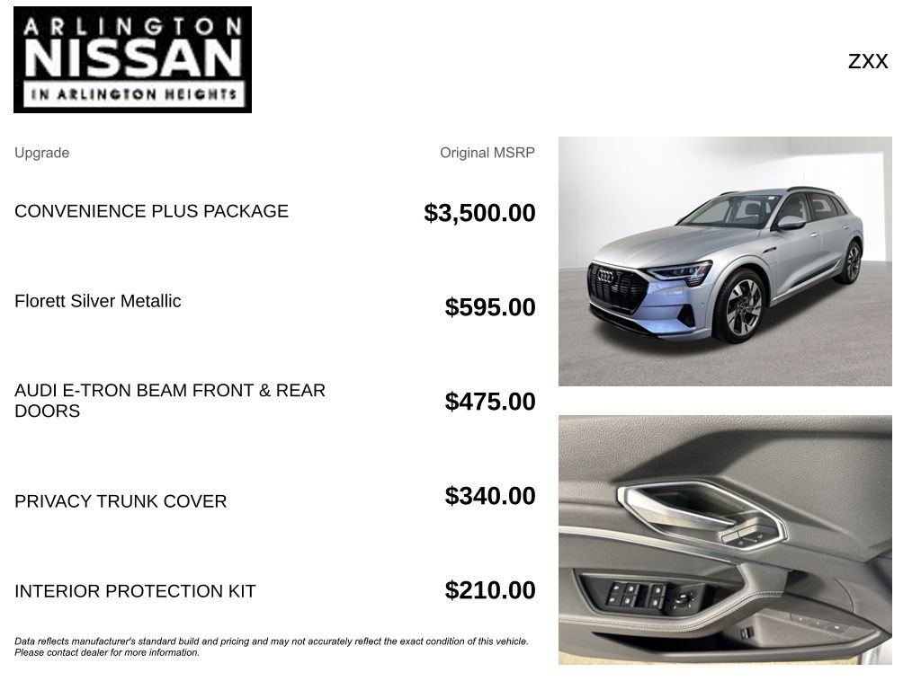 Used 2021 Audi e-tron Premium w/ Convenience Plus Package image 4