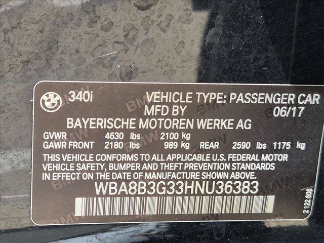 Used 2017 BMW 340i Sedan RWD image 20