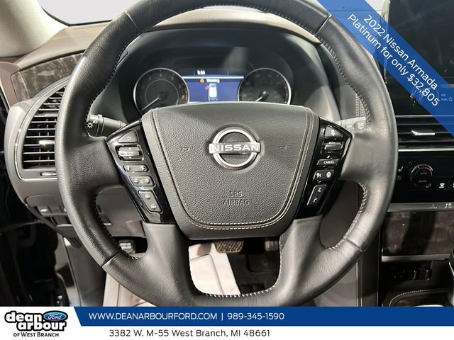 Used 2022 Nissan Armada Platinum w/ Captain's Chairs Package image 14