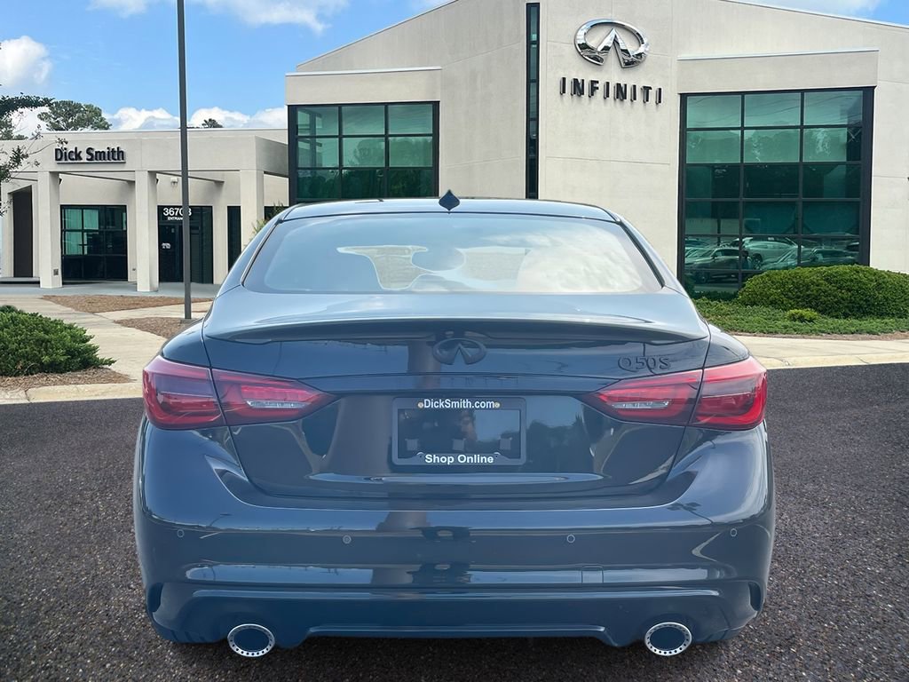Used 2024 INFINITI Q50 Red Sport 400 w/ Black Opal Edition image 5