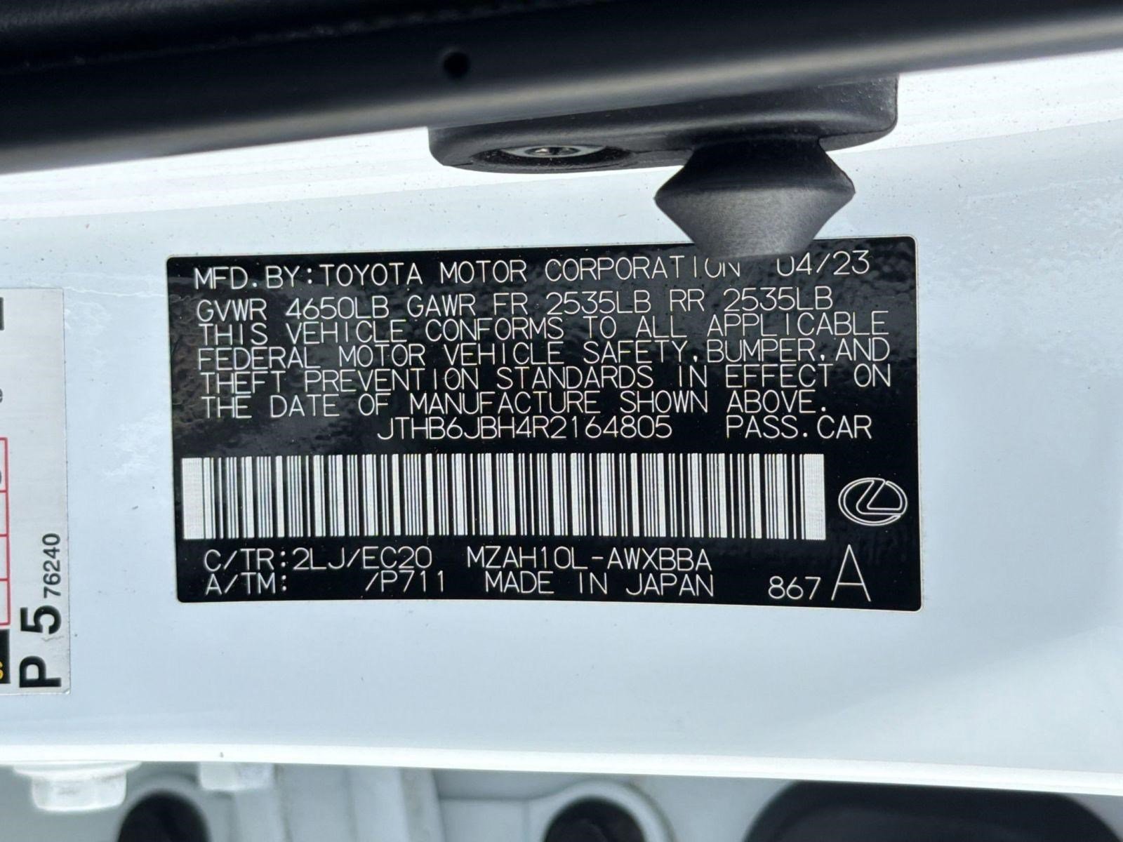 Used 2024 Lexus UX 250h F Sport FWD image 20