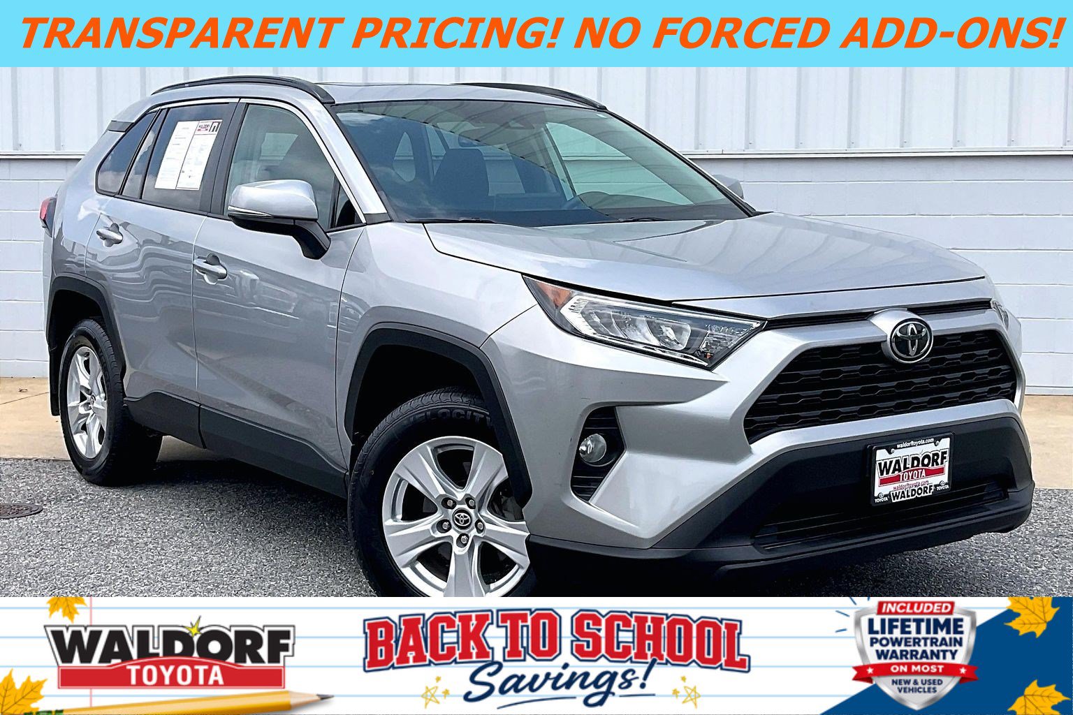 Used 2020 Toyota RAV4 XLE w/ Convenience Package