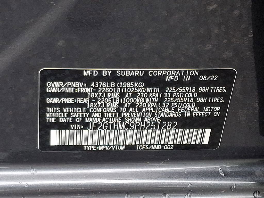 Certified 2023 Subaru Crosstrek 2.5i Limited w/ Moonroof Package AWD/4WD image 27