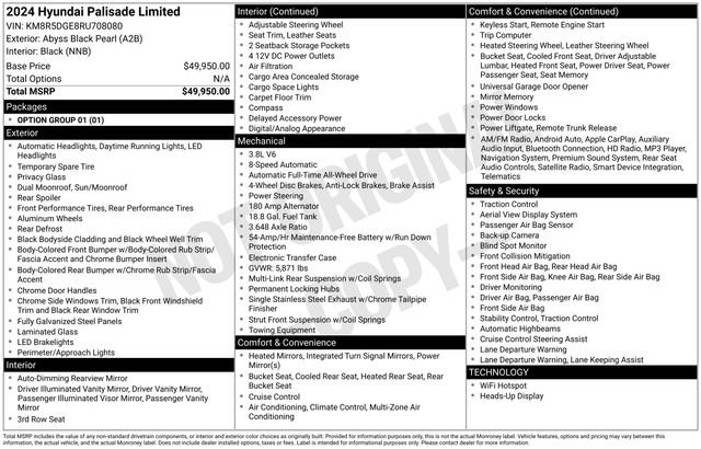 Used 2024 Hyundai Palisade Limited image 20