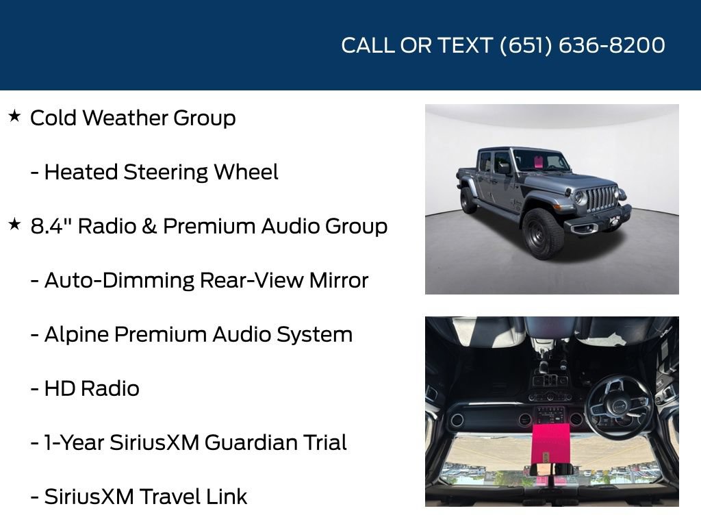 Used 2020 Jeep Gladiator Overland AWD/4WD image 15