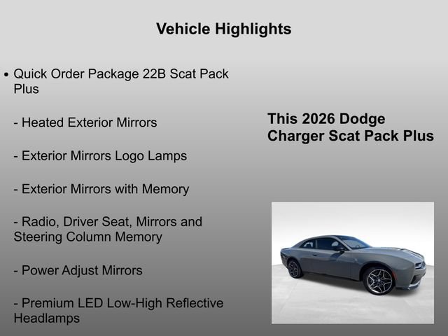 New 2026 Dodge Charger Scat Pack AWD/4WD image 28