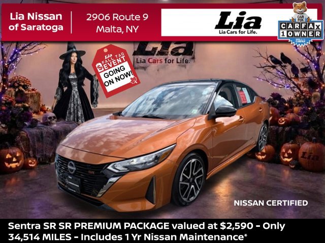 Certified 2025 Nissan Sentra SR w/ SR Premium Package