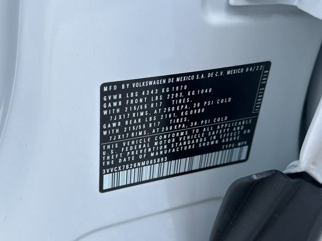 Certified 2022 Volkswagen Taos S FWD image 35