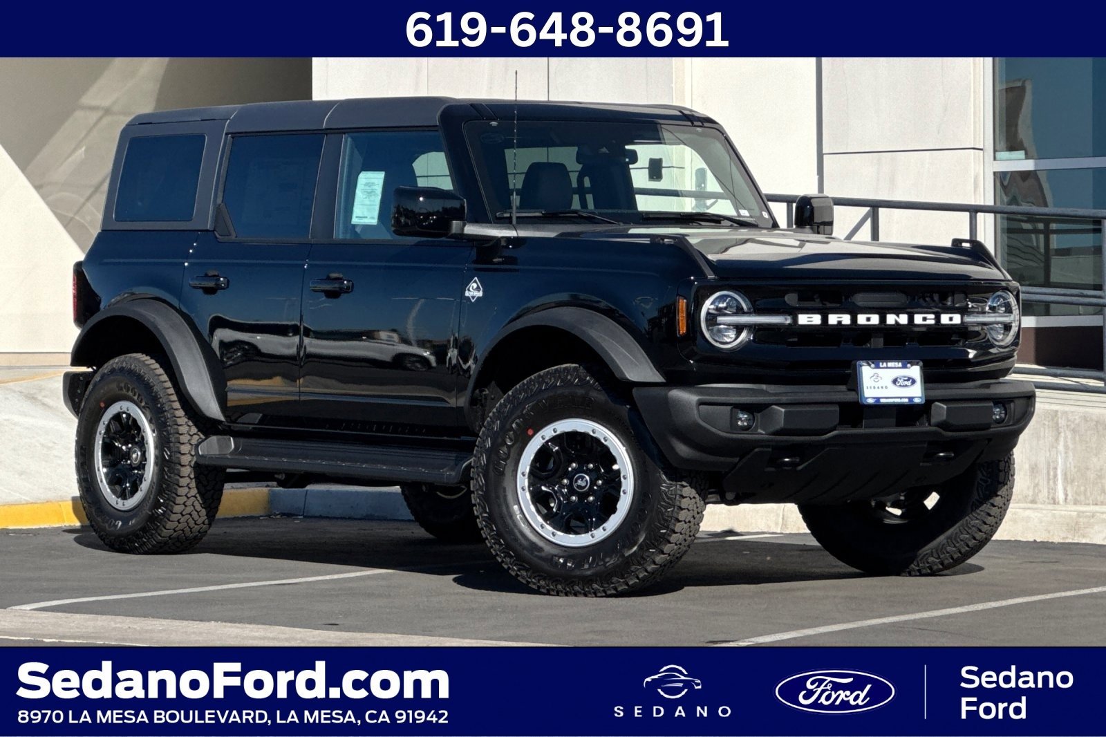 New 2025 Ford Bronco Outer Banks w/ Sasquatch Package