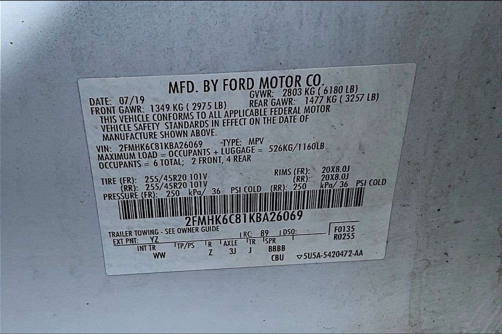 Used 2019 Ford Flex SEL w/ Equipment Group 202A AWD/4WD image 22