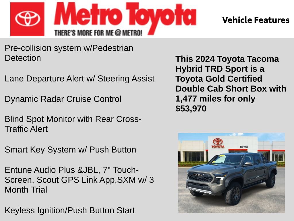 Certified 2024 Toyota Tacoma TRD Sport image 11